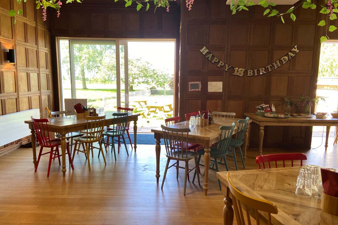 Hereford Cathedral School boarding house dining room