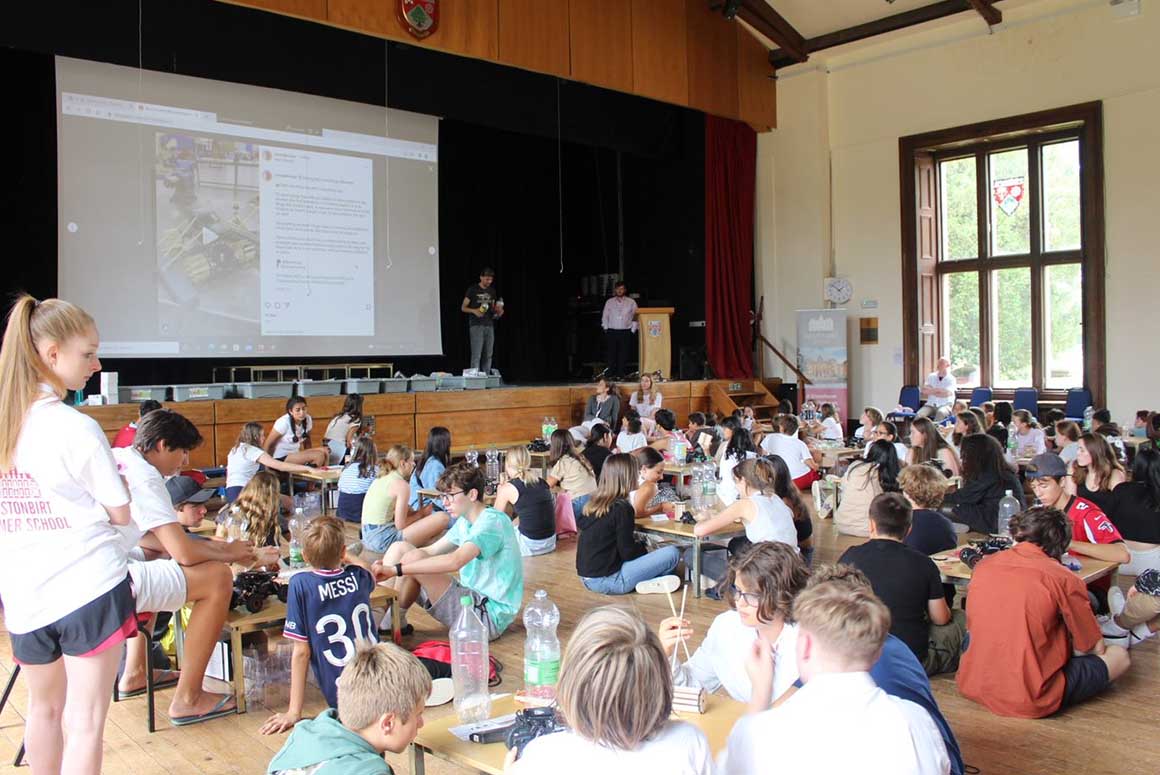 Westonbirt Summer School students working in groups