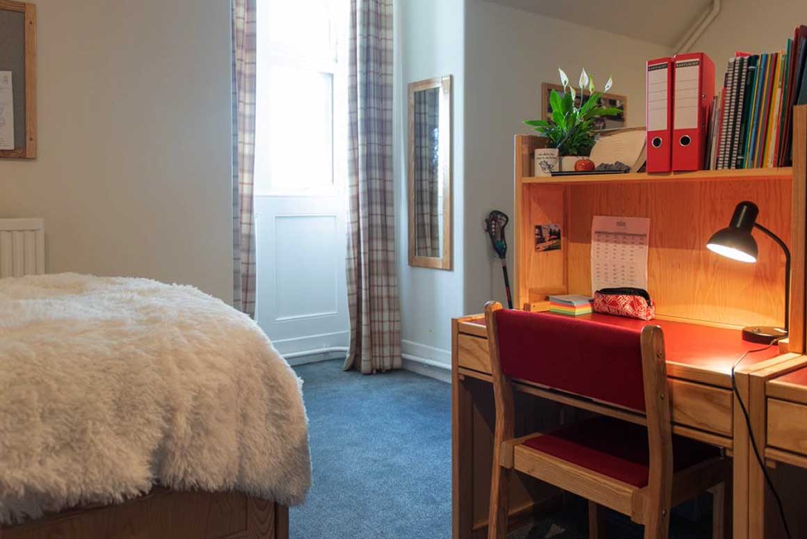 Westonbirt School boarding room